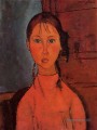 fille avec des nattes 1918 Amedeo Modigliani